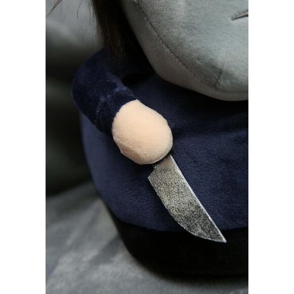 Michael Myers Plush Slipper Halloween Movie Slipper Size: ADULT SMALL/MEDIUM - Picture 6 of 8